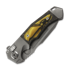 Andre de Villiers Ronin BL sulankstomas peilis, Gold & Black Kirinite