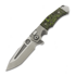 Coltello pieghevole Andre de Villiers Ronin BL Satin, Green/Black Fat Carbon