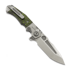 Andre de Villiers Ronin BL Satin 折叠刀, Green/Black Fat Carbon