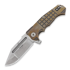 Andre de Villiers Savage folding knife, gold frag