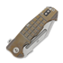 Andre de Villiers Savage folding knife, gold frag
