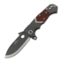 Andre de Villiers Trailboss Kalgard Wave Tab sulankstomas peilis, Red Kirinite