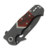 Andre de Villiers Trailboss Kalgard Wave Tab sulankstomas peilis, Red Kirinite