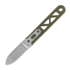 Anso of Denmark ASI ARA - G10 knife, olive drab, Spear Point