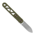 Anso of Denmark ASI ARA - G10 knife, olive drab, Spear Point