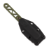 Anso of Denmark ASI ARA - G10 knife, olive drab, Spear Point