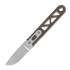 Anso of Denmark ASI ARA - Ti Amber knife, Drop Point