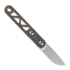 Anso of Denmark ASI ARA - Ti Amber knife, Drop Point