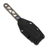 Anso of Denmark ASI ARA - Ti Amber knife, Drop Point