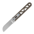 Anso of Denmark ASI ARA - Ti Amber knife, Sheepsfoot