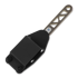 Anso of Denmark ASI ARA - Ti Amber knife, Sheepsfoot