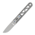Anso of Denmark ASI ARA - Ti Grey knife, Drop Point