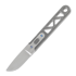 Coltello Anso of Denmark ASI ARA - Ti Grey, Drop Point