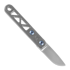 Coltello Anso of Denmark ASI ARA - Ti Grey, Drop Point