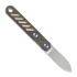 Anso of Denmark ASI ORION - Ti Amber knife, Spear Point