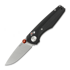 Складной нож ANV Knives A090 - Stonewash - G10, чёрный