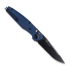 ANV Knives A100 BB - DLC Black Elmax - GRN kääntöveitsi, sininen