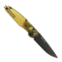 ANV Knives A100 BB - DLC Black Sleipner - Ultem kääntöveitsi, natural