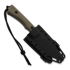ANV Knives P200 - Sleipner Cerakote Black - GRNPU 刀, coyote