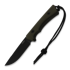 ANV Knives - P200 - Sleipner Cerakote Black - GRNPU, оливковый