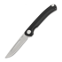 ANV Knives S100 - Stonewash - G10 sulankstomas peilis, juoda