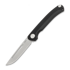 ANV Knives S100 - Stonewash - G10 kääntöveitsi, musta