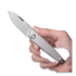 ANV Knives - Z050 BB - Sleipner Stonewash - Dural, gris