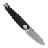 Складной нож ANV Knives Z050 Plain edge, чёрный