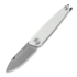 Складной нож ANV Knives Z050 Plain edge, silver