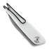 Складной нож ANV Knives Z050 Plain edge, silver
