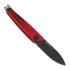 Coltello pieghevole ANV Knives Z050 - Sleipner DLC - Dural, rosso