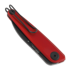 Coltello pieghevole ANV Knives Z050 - Sleipner DLC - Dural, rosso