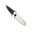 ANV Knives Z070 - Sleipner DLC - GRNPU sulankstomas peilis, mintwhite