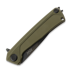 Coltello pieghevole ANV Knives Z100 BB - Sleipner DLC - G10, verde