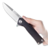 ANV Knives Z100 BB - Sleipner Stonewash - GRN sulankstomas peilis, juoda