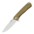 ANV Knives Z100 Plain edge folding knife, G10, coyote