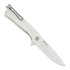 Coltello pieghevole ANV Knives Z100 Plain edge, G10, bianco