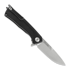 Coltello pieghevole ANV Knives Z100 Plain edge, GRN, nero