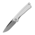 Coltello pieghevole ANV Knives Z200 BB - Sleipner Stonewash - G10, bianco