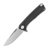 ANV Knives Z200 Plus - Sleipner Stonewash - G10 kääntöveitsi, musta