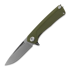 ANV Knives Z200 Plus - Sleipner Stonewash - G10 sulankstomas peilis, žalia