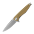 Coltello pieghevole ANV Knives Z300 - Sleipner Stonewash - G10, coyote