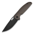 Couteau pliant Artisan Cutlery SATYR Framelock Bronze