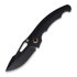 Artisan Cutlery Xcellerator kääntöveitsi, Black PVD, Black Micarta