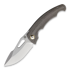 Artisan Cutlery Xcellerator sulankstomas peilis, Stonewashed, OD Green Micarta