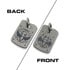Audacious Concept - Dog Tag Pendant - Titanium S/W - Angel & Demon (Two Sides)