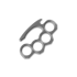 Audacious Concept Knuckle Clip - CNC Titanium - Stonewashed