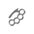 Audacious Concept Knuckle Clip - CNC Titanium - Stonewashed
