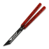 Balisong Flipping Polaris CherryPop Red perhosveitsi harjoitteluun