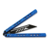 Balisong Flipping Polaris Nebula Blue balisong trainer